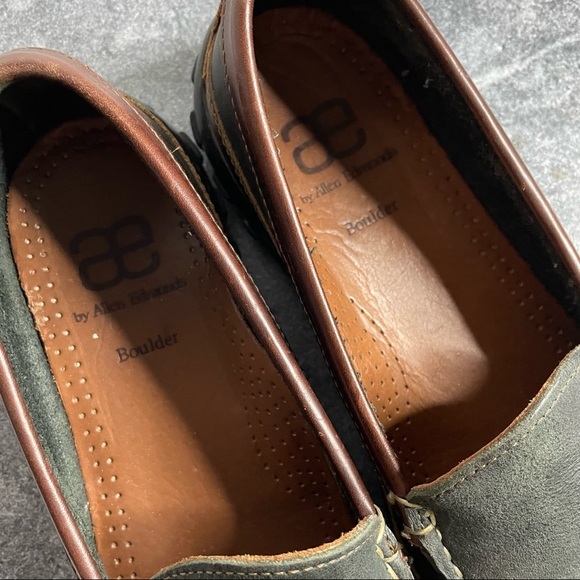 💛 Allen Edmonds Boulder Leather Driver Loafers - Picture 10 of 11